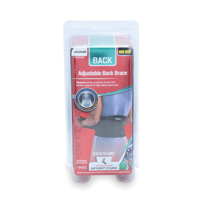 Mueller Back  Black Brace