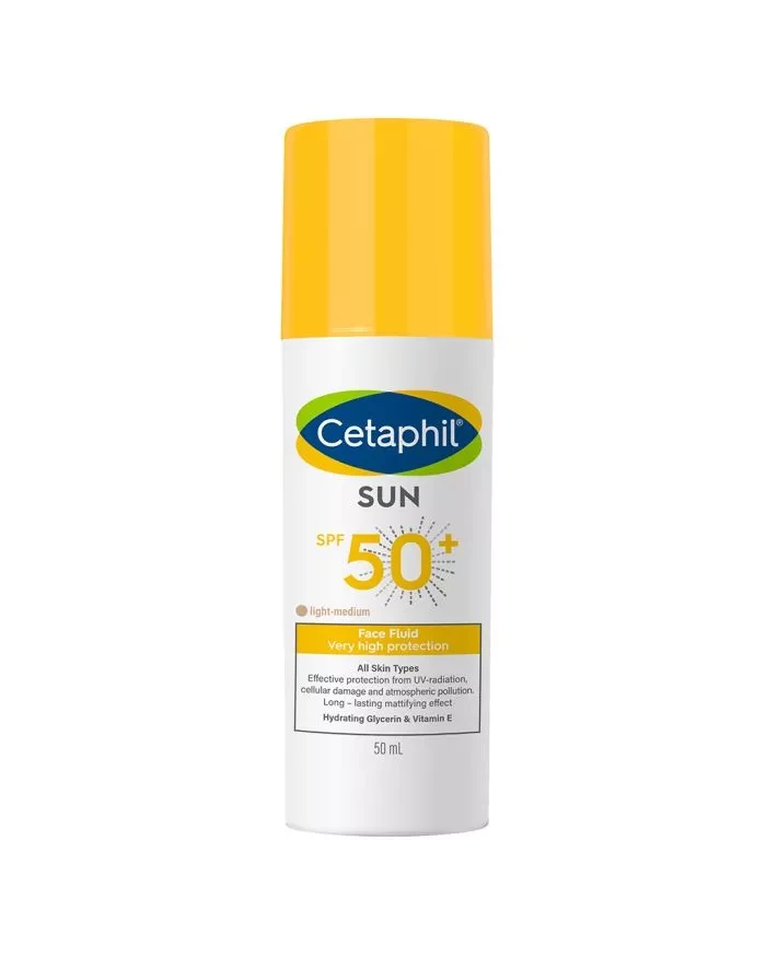 Buy Cetaphil Sun Face Fluid SPF 50+ Tinted 50ml Online at Best Price in ...