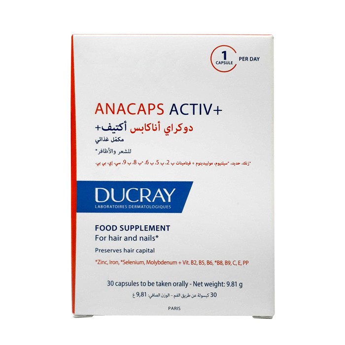 Ducray Anacaps Activ Plus Capsule 30'S