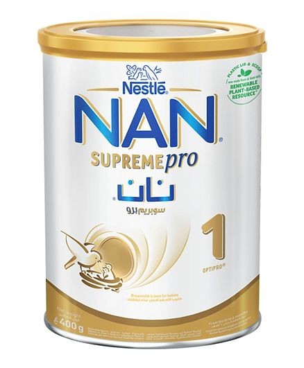 Buy Nestle NAN Supreme Pro Stage 1 Milk Formula Powder 400 gm Online at  Best Price in UAE