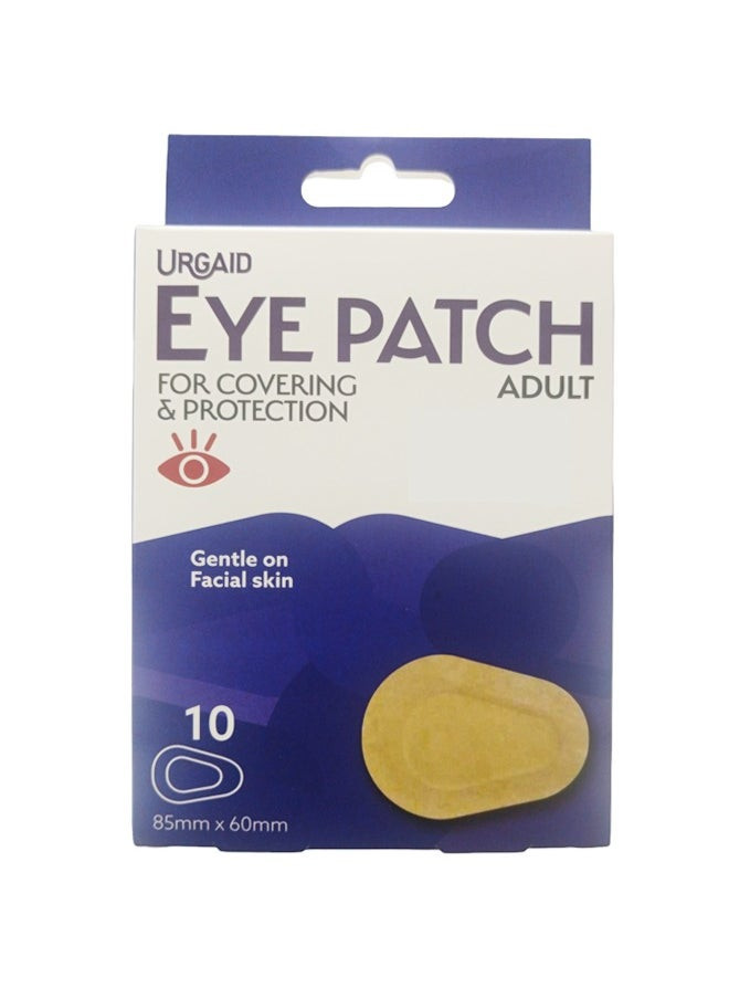 URGAID  (10 Patches)85mmx60mm  Eye Patch Adult – Sterile Soft Non-Woven Adhesive Eye Patch for Eye Occlusion Treatment