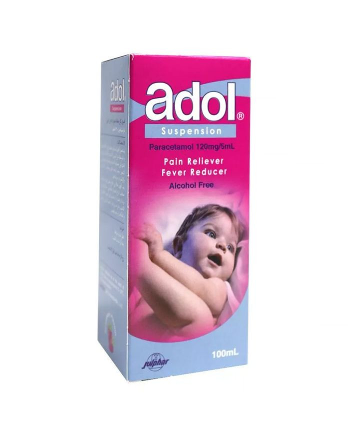 Buy Adol 120 mg/5 ml Suspension 100 ml Online at Best Price in UAE ...