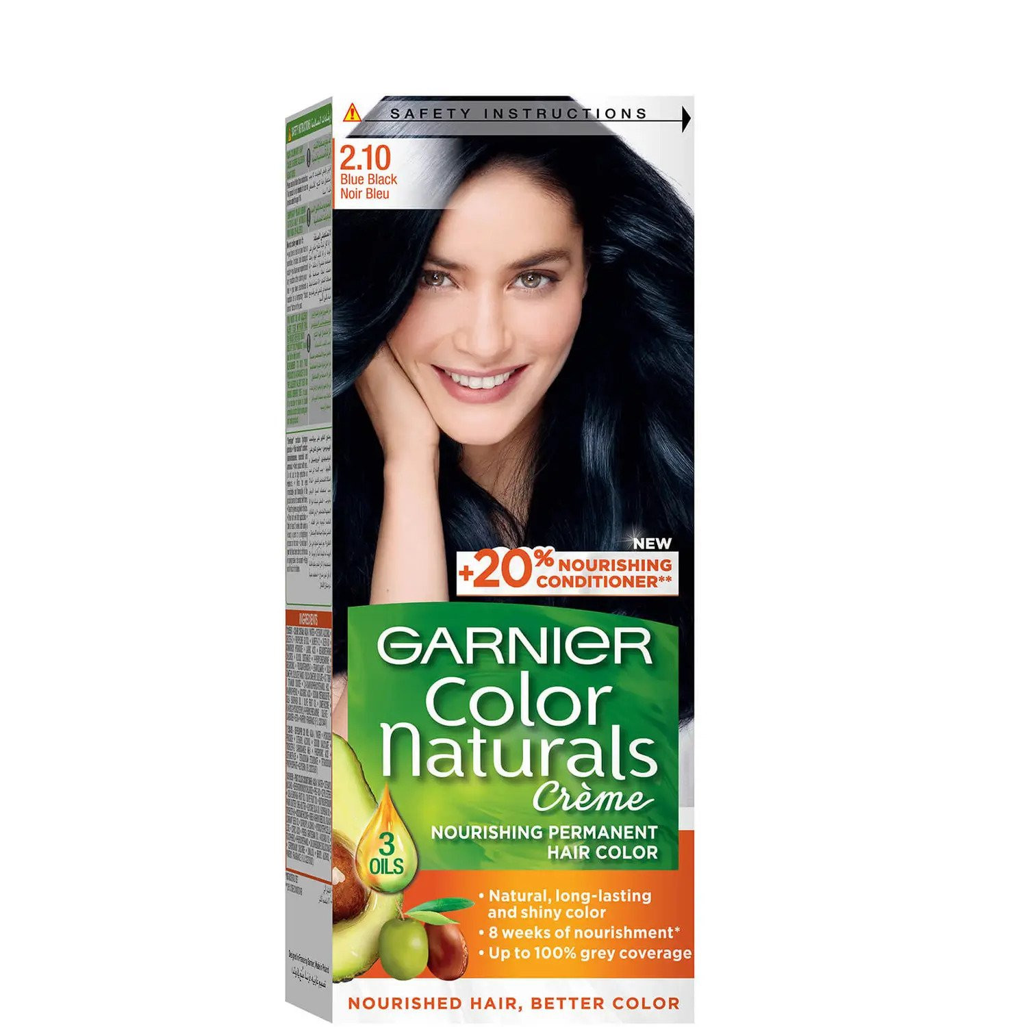 GARNIER-COLOR NATURALS CREME-2.1 - BLUE BLACK