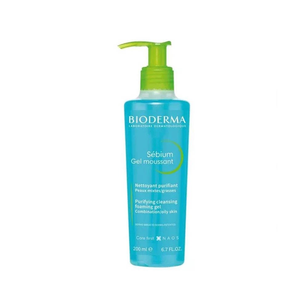 Bioderma Sebium Moussant Purifying Cleansing Foaming Gel 200 ml