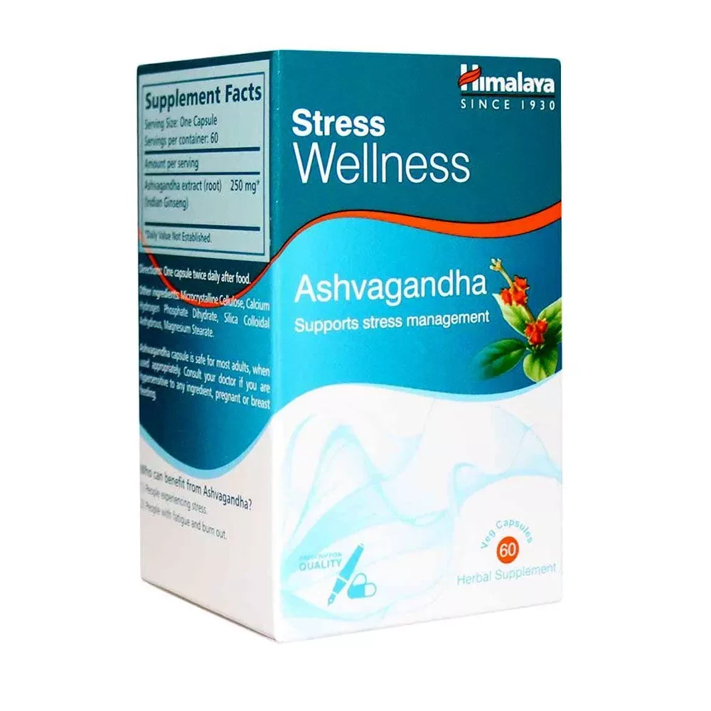 Himalaya Ashvagandha Vegetarian Capsules 60's