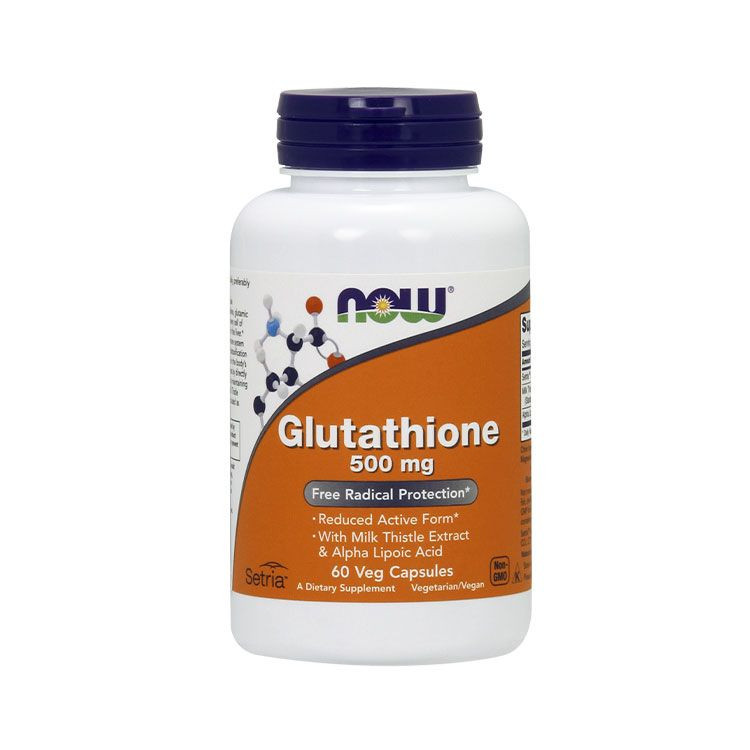 Now Foods Glutathione 500 mg Capsules 60'S