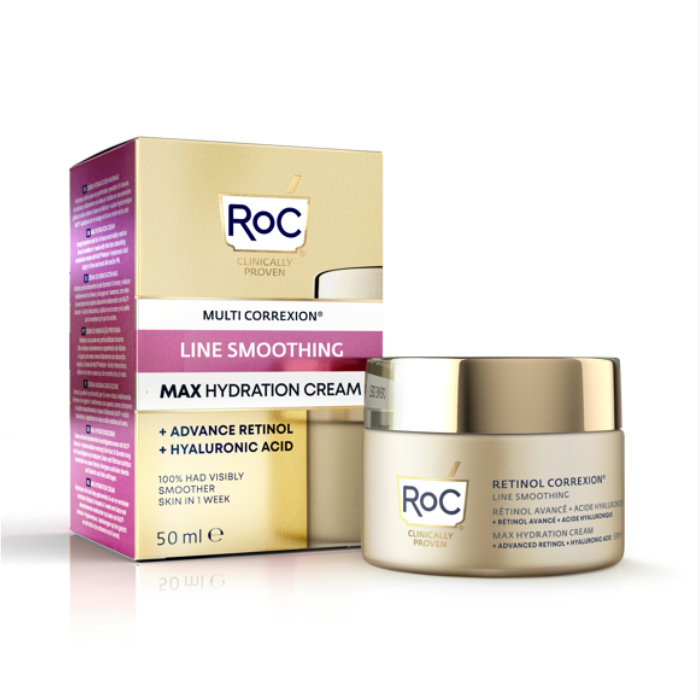 Roc Retinol Correxion Line Smoothing Max Hydration Cream 50ml