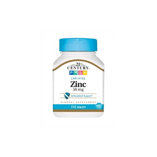 21st Century Zinc 50 mg 110 Tablets