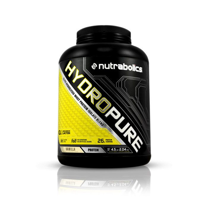 Nutrabolics 4.5 lb  Hydropure Vanilla