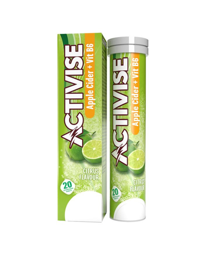 Activise Apple Cider Vinegar plus Vitamin B6 Effervescent Tablets 20s