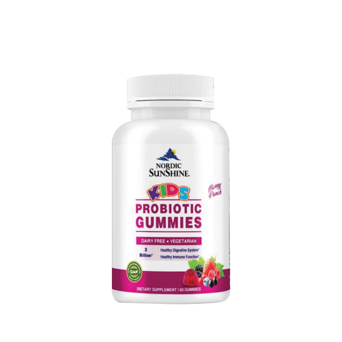 Nordic Sunshine  60’s Kids Probiotic Gummies Berry Flavors