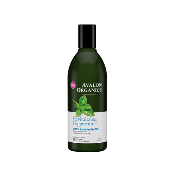 Avalon Organics Mint Thyme Bath & Shower Gel 12 oz