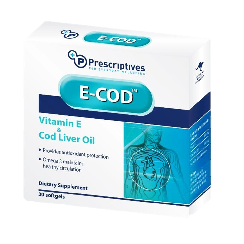 PRESCRIPTIVES E-COD SOFTGELS 30'S