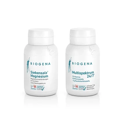 BIOGENA Energy & Sleep Bundle (Siebensalz Magnesium + Multispektrum 24/7 )