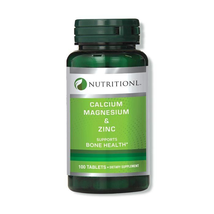 NUTRITIONAL CALCIUM MAGNESIUM & ZINC TABLETS 100'S