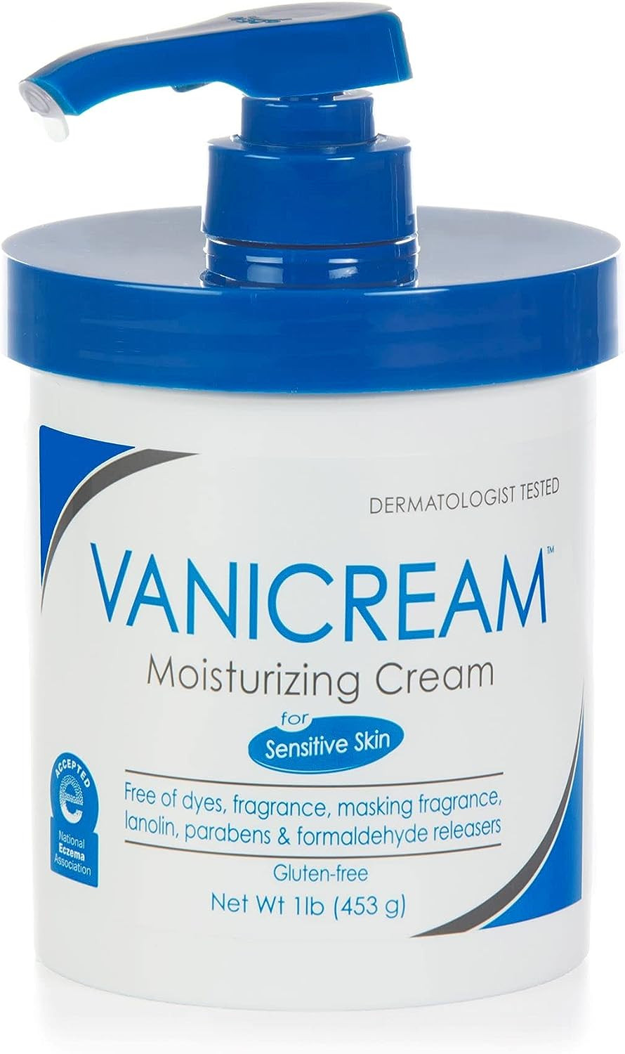 Vanicream Moisturizing Skin Cream with Pump Dispenser - 16 fl oz (1 lb)