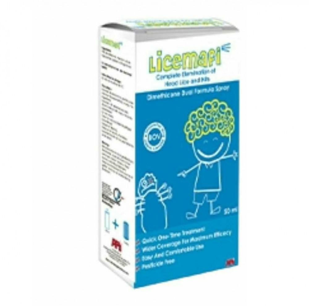Buy LICEMAFI COMPLETE ELIMINATION OF HEAD LICE AND NITS online medilife