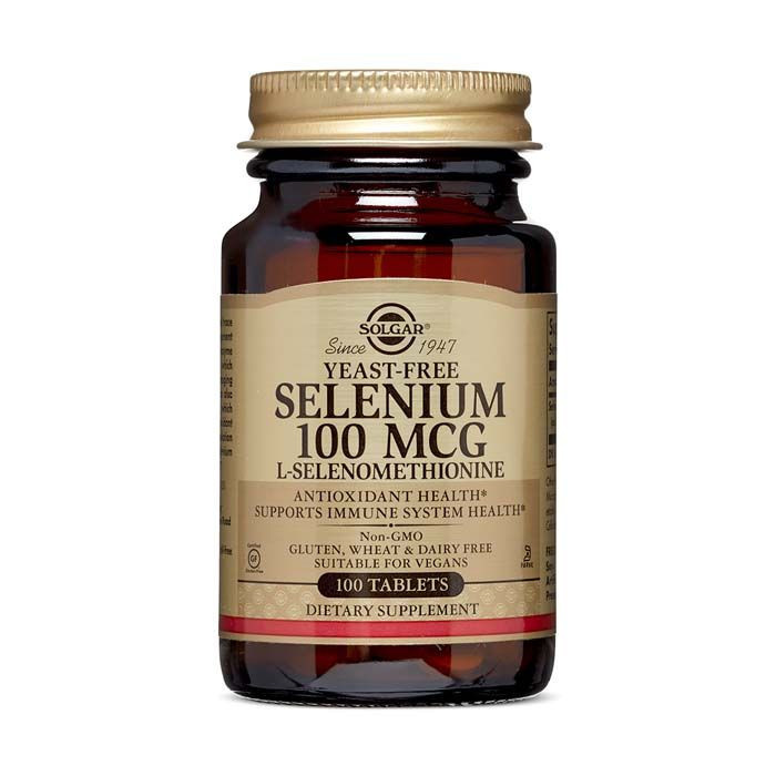 Solgar Yeast-Free Selenium 100 mcg Tablets 100'S