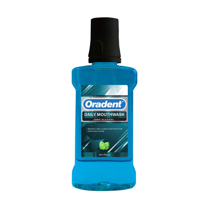 Oradent Daily Zero Alcohol Mouthwash 500ml