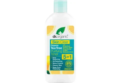 Dr.Organic Skin Clear 5 In 1 Tea Tree Toner 200ml