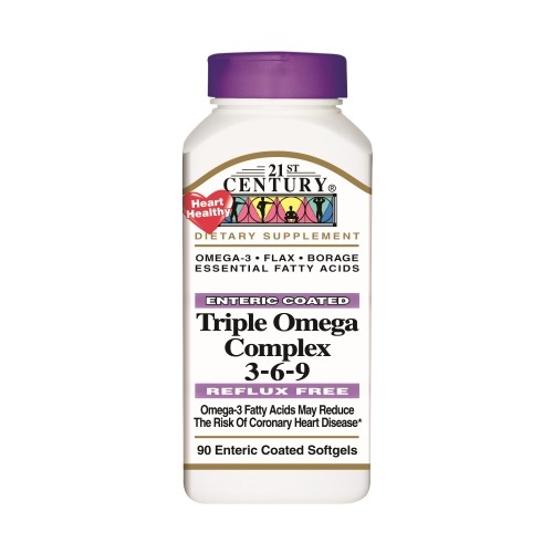 21st Century Triple Omega Complex 3-6-9 90 Softgels