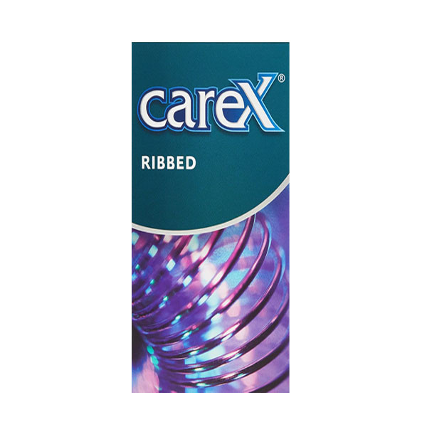 Carex Ribbed Condoms 12'S