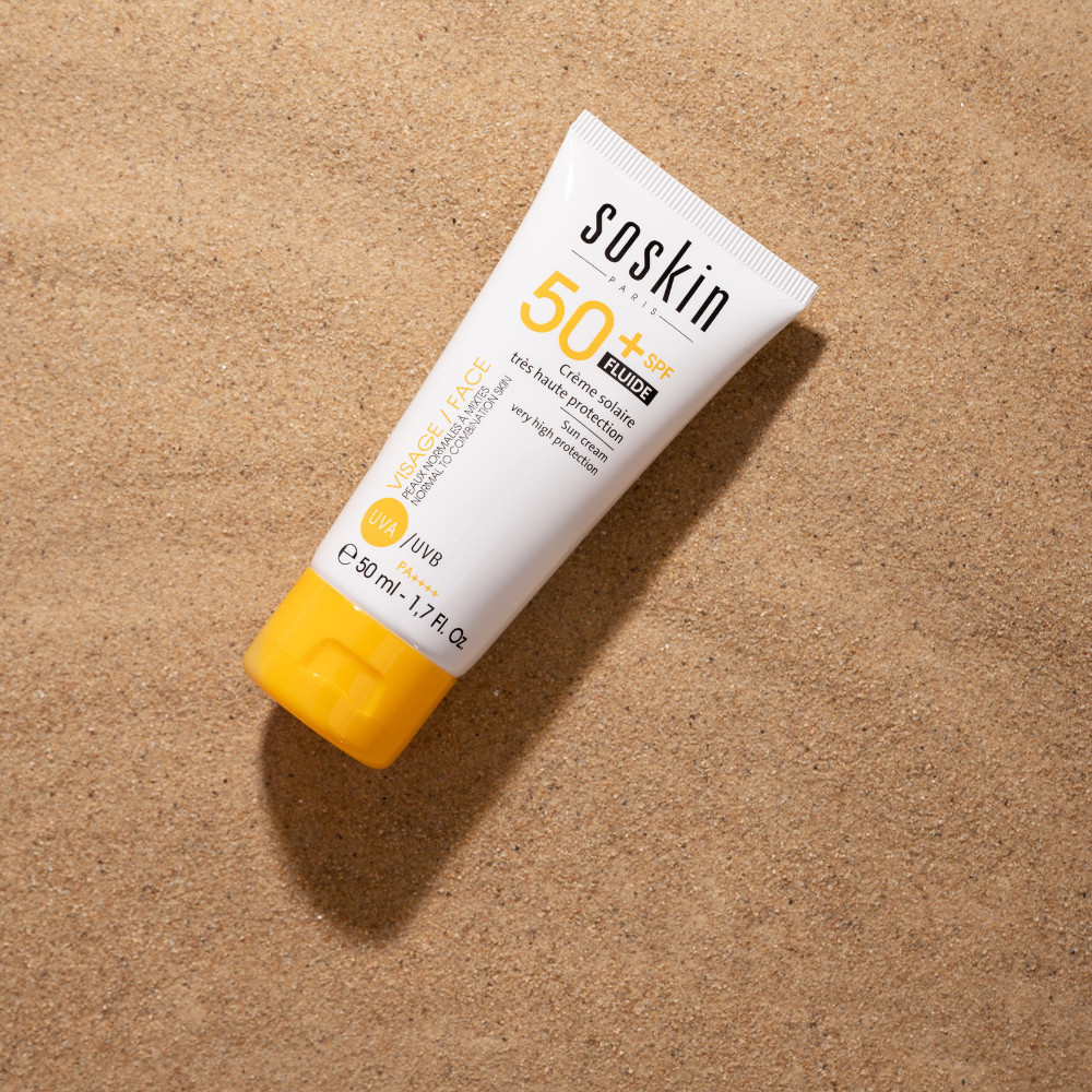 Soskin Sun Guard Sun Cream Very High Protection (SPF 50+) Fluid 50 ml