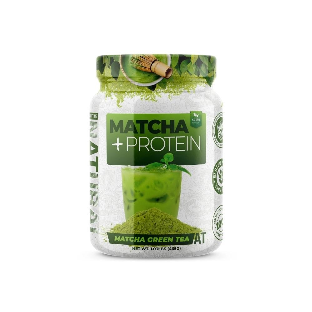 About Time Matcha + Vegan Protein 466g