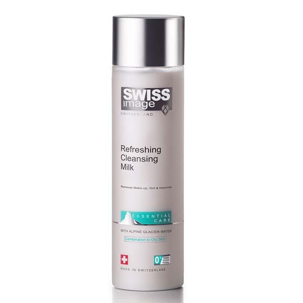 Swiss Image Essential Care Refreshing Cleansing Milk For Combination To Oily Skin 200ml