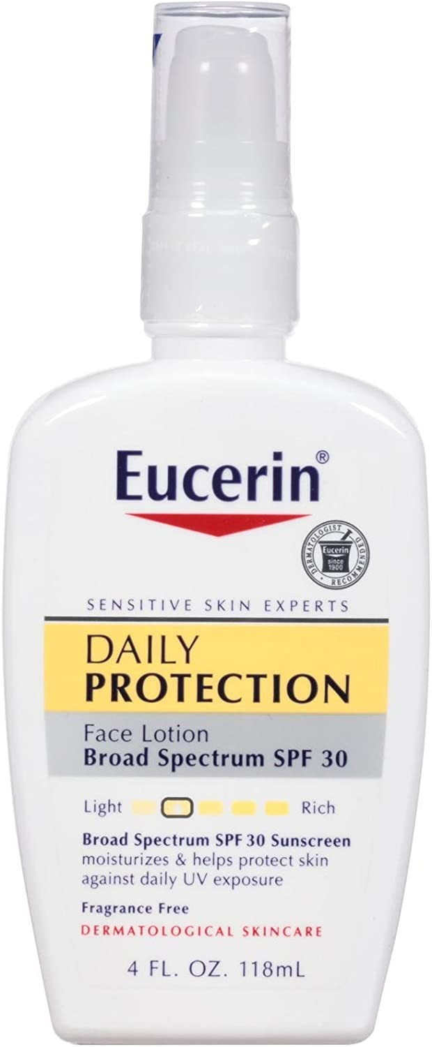 EUCERIN DAILY PROTECTION FACE LOTION & SUNSCREEN SPF 30