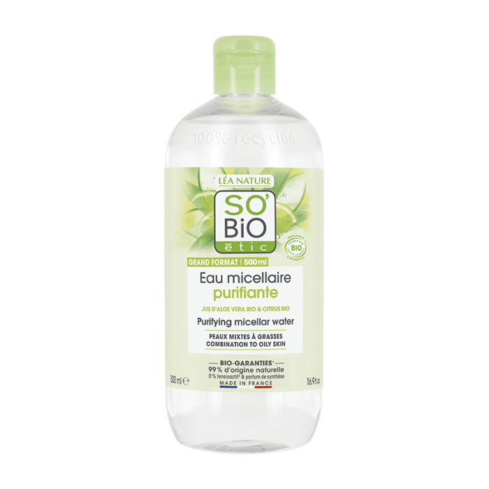 So Bio Etic Organic Purifying Micellar Water 500ml