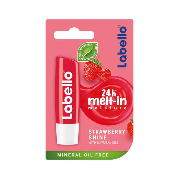 Labello Strawberry Shine Lip Balm 4.8 gm