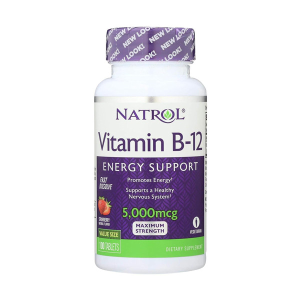 Natrol Vitamin B12 5000 MCG 100 Tabs