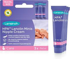 Lansinoh Cream for sore and cracked skin natural single ingredient 7ml breastfeeding essential tasteless odourless