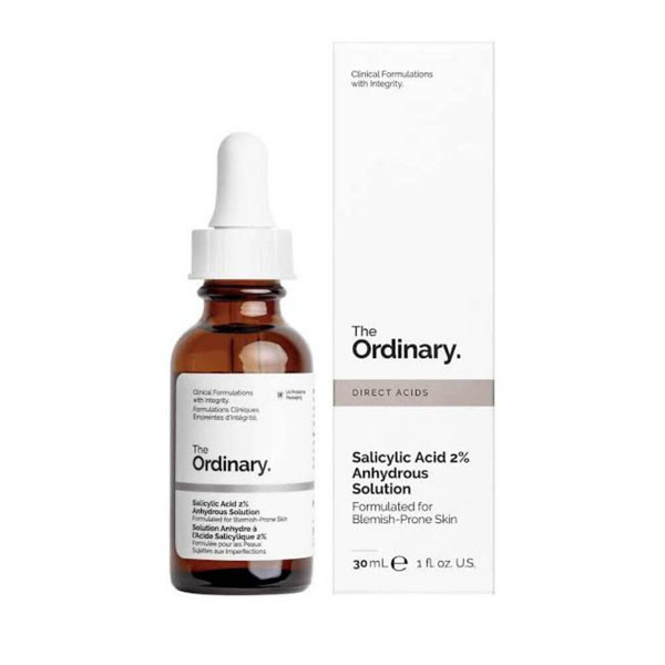 The ordinary salicylic acid 2% anhydrous solution 30ml