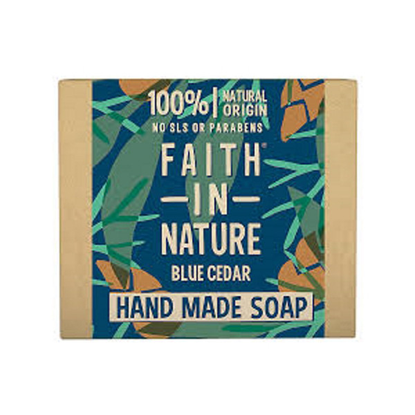 Faith In Nature Blue Cedar Soap 100 G