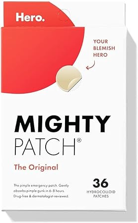 Mighty Patch Original - Hydrocolloid Acne Pimple Patch Spot Treatment (36ct) for.