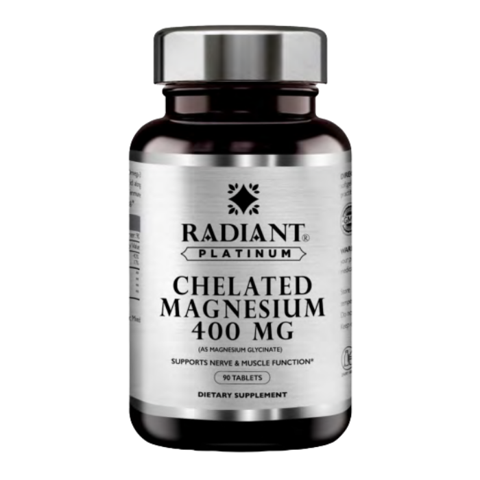 Radiant Platinum Chelated Magnesium 400mg 90 Tabs