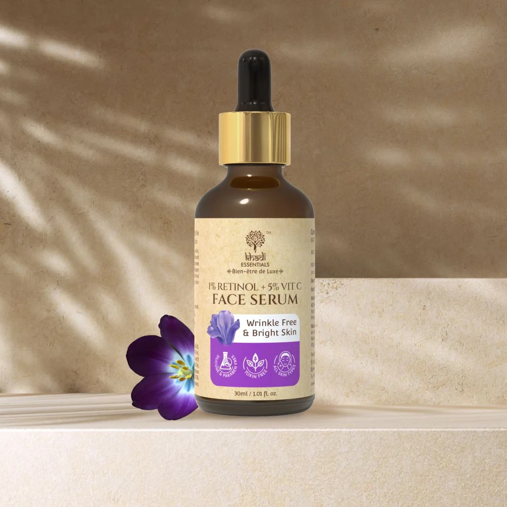 Khadi Essentials Retinol And Vitamin C Face Serum 30ml