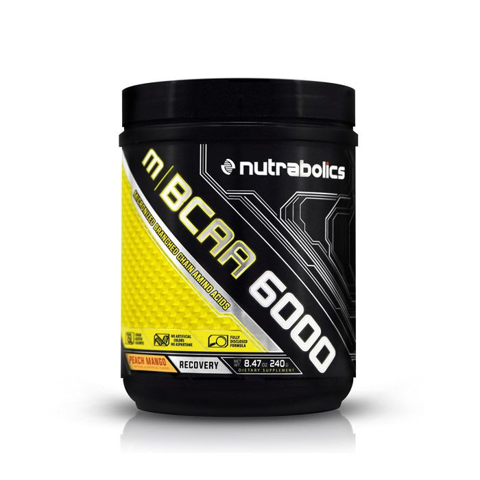Nutrabolics 240 g BCAA 6000 Peach Mango