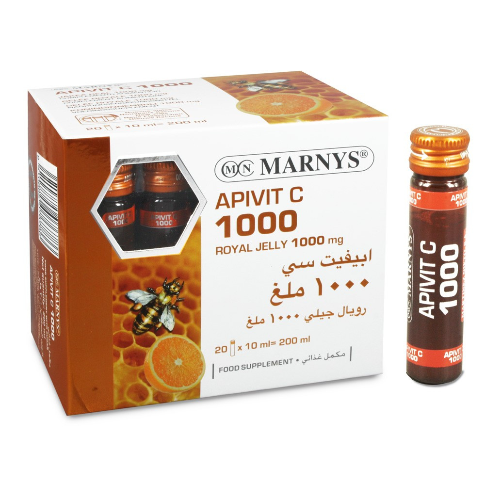 MARNYS APIVIT C 1000 VIALS 20'S