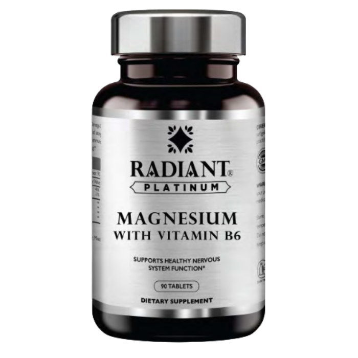 Radiant Platinum Magnesium with Vitamin B6 90 Tabs