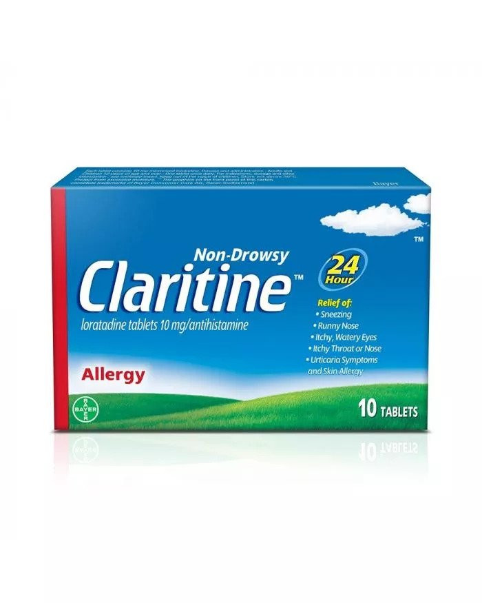 CLARITINE 10 MG TABLETS 10'S