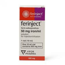Ferinject 50mg  iron/ml (prescription needed)