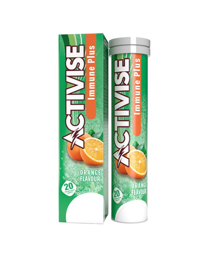 Activise Immune Plus Effervescent Tablets Orange 20s