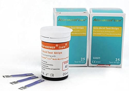 ACCU ANSWER Uric Acid 25 Test Strips