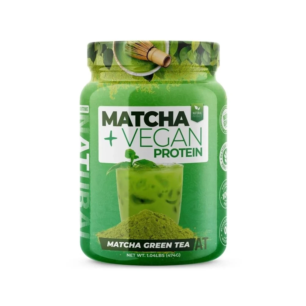 About Time Matcha + Vegan Protein 459g