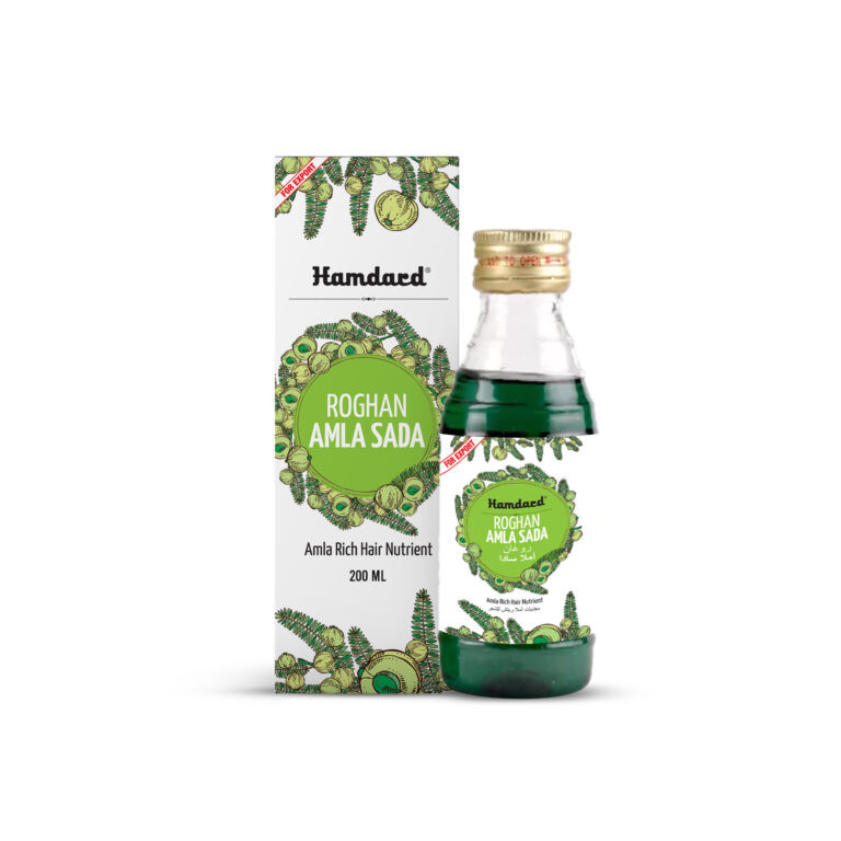 Hamdard Roghan Amla Sada Pure Herbs Hair Nutrient (Oil) 200ml(Pack of 2)