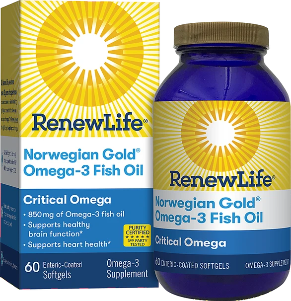 Renew Life Critical Omega Natural Orange  60s