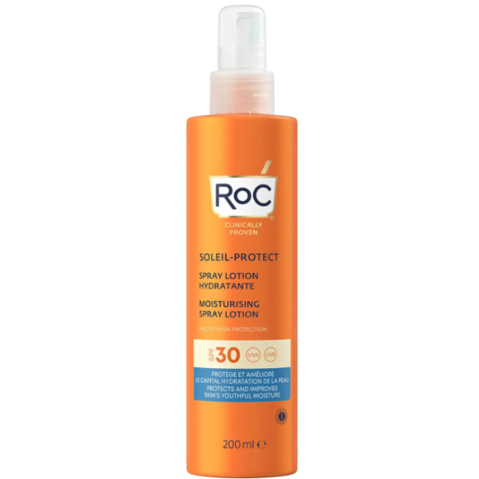 Roc Soleil-Protect Moisturising Spray Lotion (Spf30) 200ml